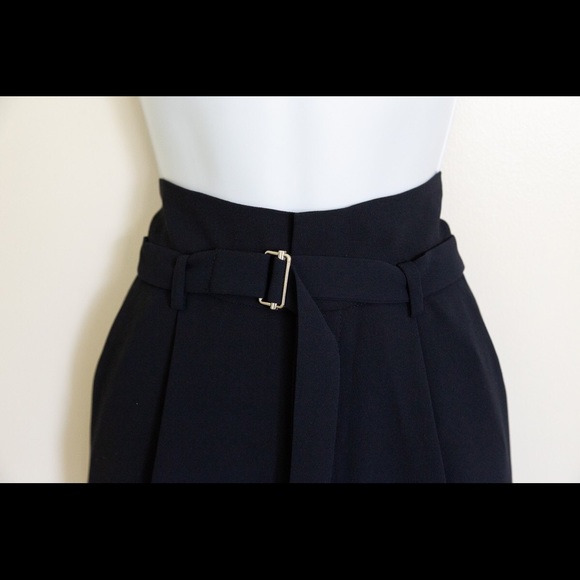 Mango - Detachable belt trousers in Navy - Picture 8 of 8